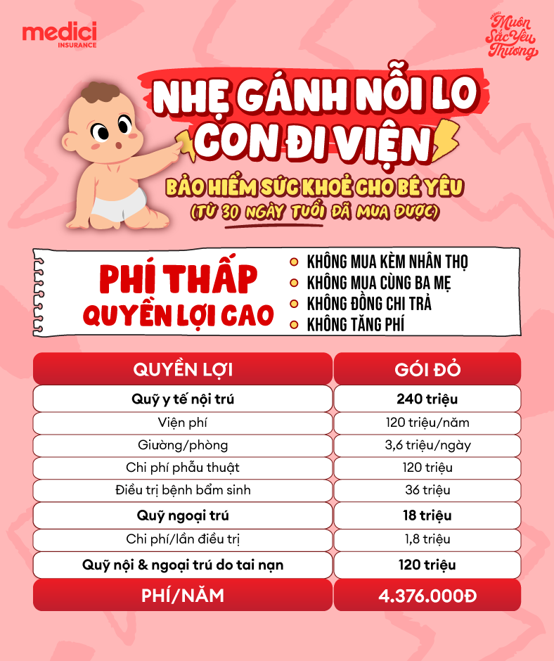 Muôn sắc yêu thương - Trẻ em - Đỏ